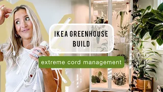 ZERO CORDS in sight IKEA MILSBO Greenhouse COMPLETE BUILD - Do s Don ts for a seamless look