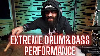baddadan chase u0026status extreme drum and bass cover 