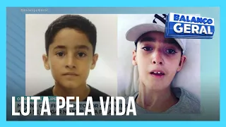 Menino luta pela vida após ser desenganado pelos médicos