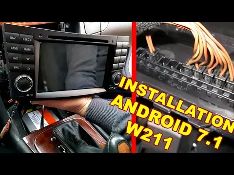 Download MP3 Mercedes W211 Detaillierte Installation von Android DVD Radio (COMAND AUDIO) CANBUS (Lenkradtasten)