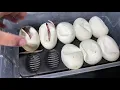 Ball python egg cutting pied x het pied clutch 2021