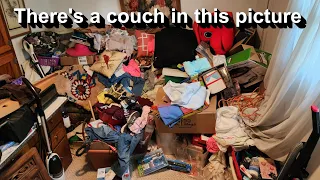 Her bedrooms were INACCESSIBLE! We cleaned them for FREE