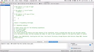 2 17 Ingredient Adjuster - Java