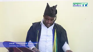 DIWANI WA KATA YA MOITA AKISOMA TARIFA YA KATA YAKE PAMOJA NA CHANGAMOTO ZAKE 