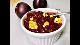 Варенье из Слив на зиму  Сливовый Шоколад (сливы какао орехи)  Хочется есть ложкой прямо из банки