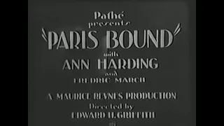 Paris Bound 1929