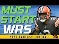 Week 10 WR Rankings 2022 Fantasy Football Start Em Sit Em WR