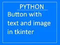 Tkinter advanced button with an image created new