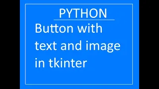 Tkinter advanced button with an image created new