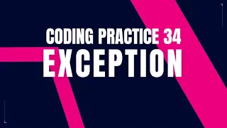 Exception Python Problem Step-by-Step Guide Code Debugging Coding Practice 34 Nxtwave CCBP