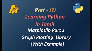 Python Programming in Tamil Matplotlib Visualization Library Graph plotting Library in Python