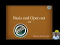 Lecture 2 Basis and open set Generate basis from topology Topology by James R Munkres