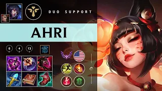 Ahri Support vs Nami - NA Master Patch 26 04