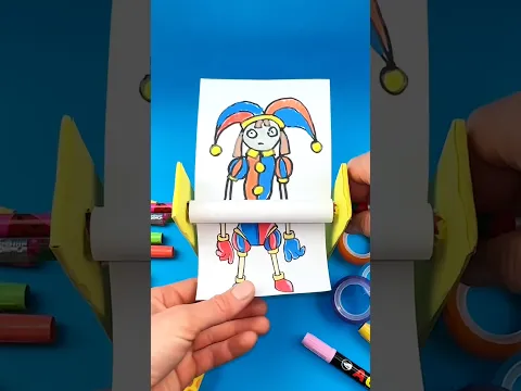 Pro Vs Noob Drawing of Pomni from Digital Circus 🥰#pomni#pomnitadc#tadc#papercraft#digitalcircus