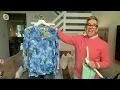 LOGO Layers by Lori Goldstein Printed Tie-Dye Sheer Lace Top on QVC