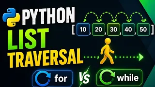 Python List Traversal Explained for Loop vs while Loop Easy