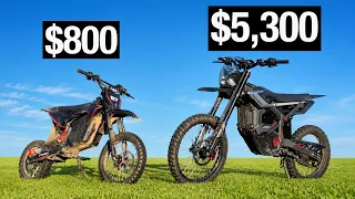 Cheap vs Expensive Electric Dirt Bike!