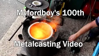 Metal Casting at Home Part 100 Flywheel from Half a Pattern