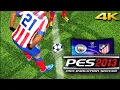 PES 2013 in 4k | Champions League - Atlético Madrid vs Manchester City | TV Broadcast Immersion
