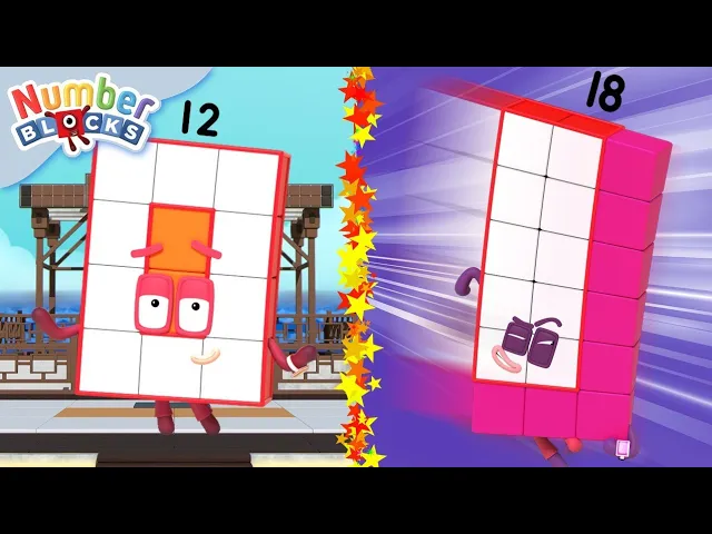 Download MP3 Super Rectangle Fun! | 90 Minute Compilation | 123 - Numbers Cartoon For Kids | Numberblocks