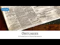 AF-525 Obituaries A Closer Look at Death Records Part 2 Ancestral Findings Podcast