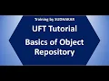 UFT Tutorial 06 Using Object Repository to add Objects Training By Sudhakar