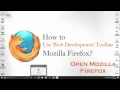 popular and powerful web development tool in Mozilla Firefox