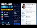 Build Professional Resume Builder in React JS Tailwind CSS Live Photo Upload PDF