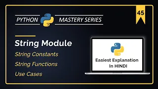Python String Module in Hindi String Constants Functions Use Cases Easy Explanation in Hindi