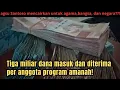 Lagu Tiga miliar dana masuk dan diterima per anggota program amanah!