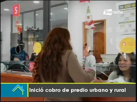 Inició cobro de predio urbano y rural