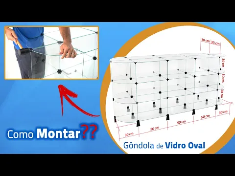 Download MP3 Como Montar Gôndola de Vidro Oval - Explicação Passo a Passo