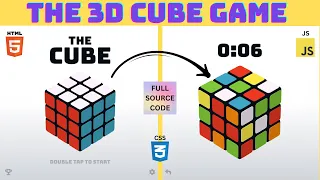 Interactive 3D Cube Game HTML CSS JS Code Overview