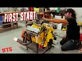 Cheapo Homemade Engine Run Stand And The First Start On Our Mule Big Block Chrysler