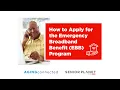 How to Apply for the Emergency Broadband Benefit EBB