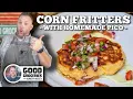 Corn Fritters with Pico on the Blackstone Griddle