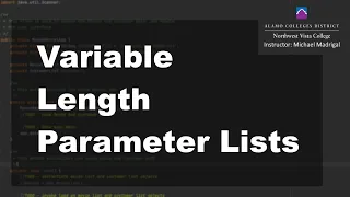 Java 2 Online 8 03 Variable Length Parameter Lists