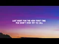 Tate McRae - Feel Like S*** (Clean - Lyrics)