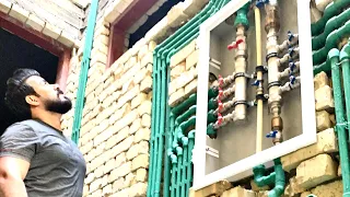 تأسيس ماء بيت بأحدث طرق التاسيس نظام كونترول وتر دندنها