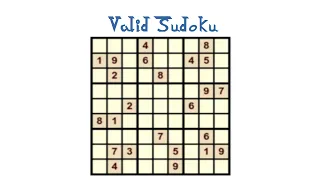 Leetcode Question 36 Valid Sudoku in Javascript