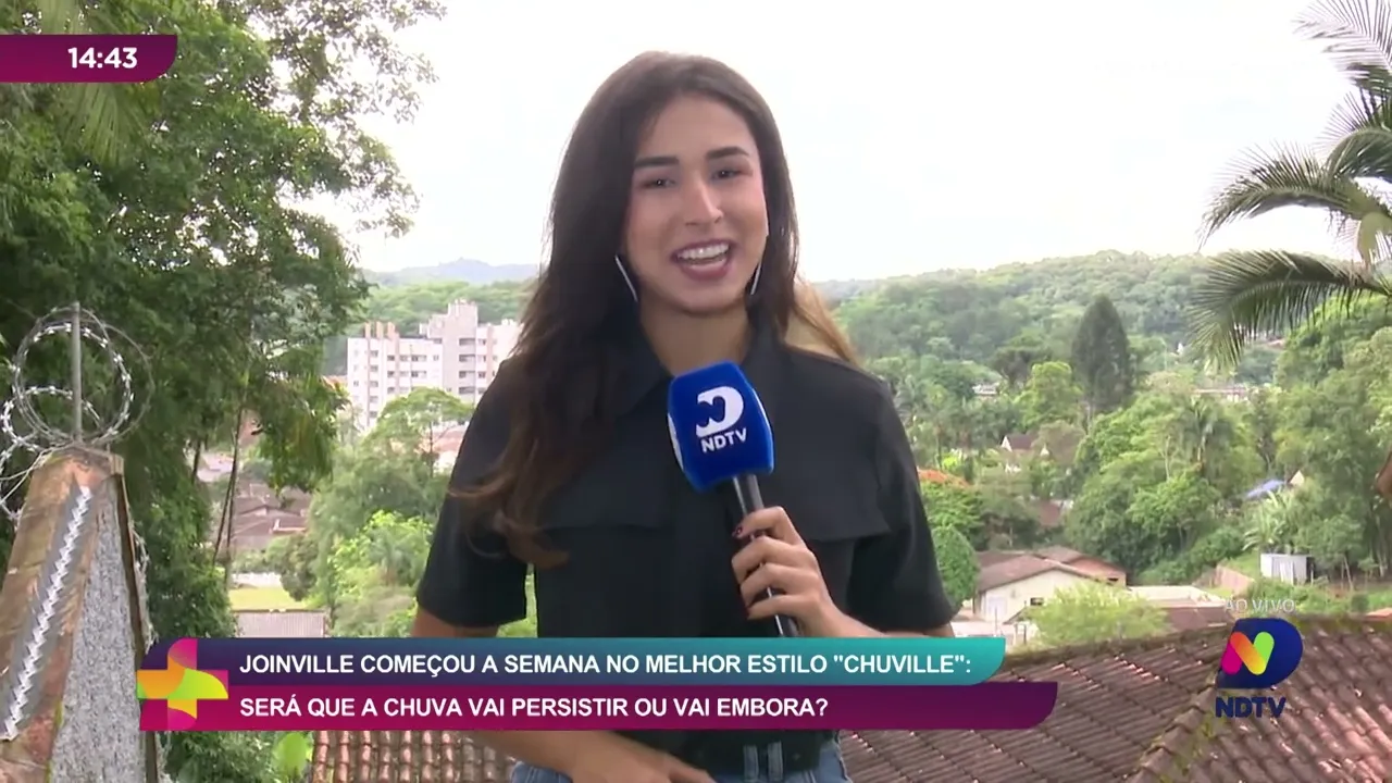 Joinville começou a semana no melhor estilo chuville: será que a chuva vai persistir ou vai embora?