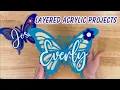 Using the xTool P2 Laser for Layered Acrylic Projects