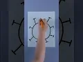 How to draw a virus