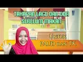 Lagu Tahapan Lagu dan Doa Sebelum Makan untuk anak PAUD dan TK