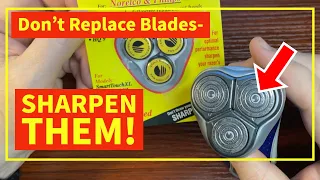 You Can Sharpen Electric Shaver Blades Instead of Replacing Them to Save Money
