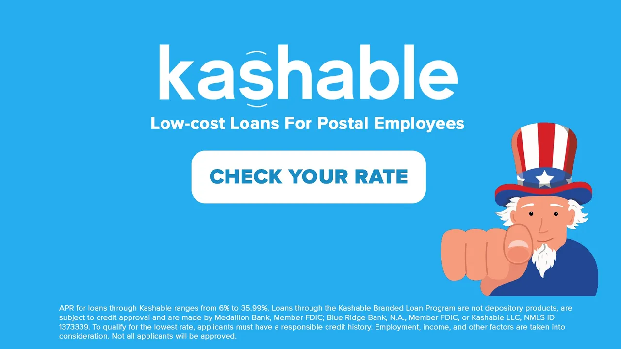 Kashable — Kashable — Loans for Postal Employees (YouTube video ad)