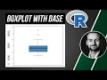 How to create Boxplots in base R 1 Min Tutorial