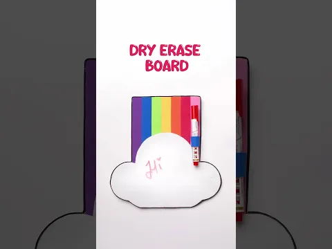 DIY Dry Erase Board | Easy Reusable Whiteboard Craft | School & Desk DIY