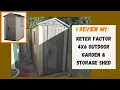 Keter Factor 4x6 Garden Shed Tour And Review Do I Rate Mine