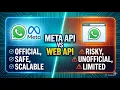 WhatsApp Meta API vs WhatsApp Web API - Postabi Comparison Safety Tips
